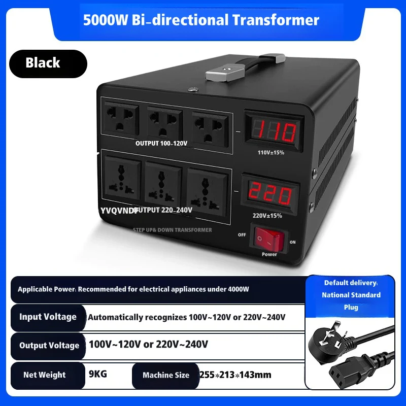 Jiajia Shun Bidirectional Automatic Voltage Transformer 220V/110V Converter - Image 16