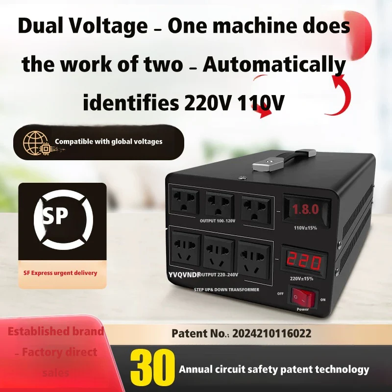 Jiajia Shun Bidirectional Automatic Voltage Transformer 220V/110V Converter - Image 21