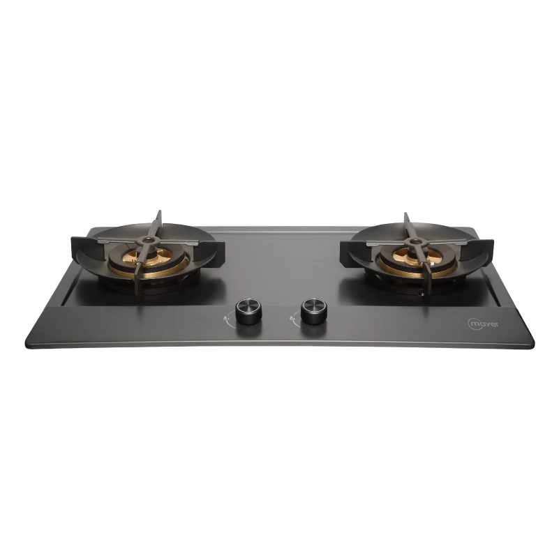 Mayer MMSS7721HI-GM 76cm 2 Burner Stainless Steel (Gun Metal Finishing) Gas Hob - Rotguss - Image 3