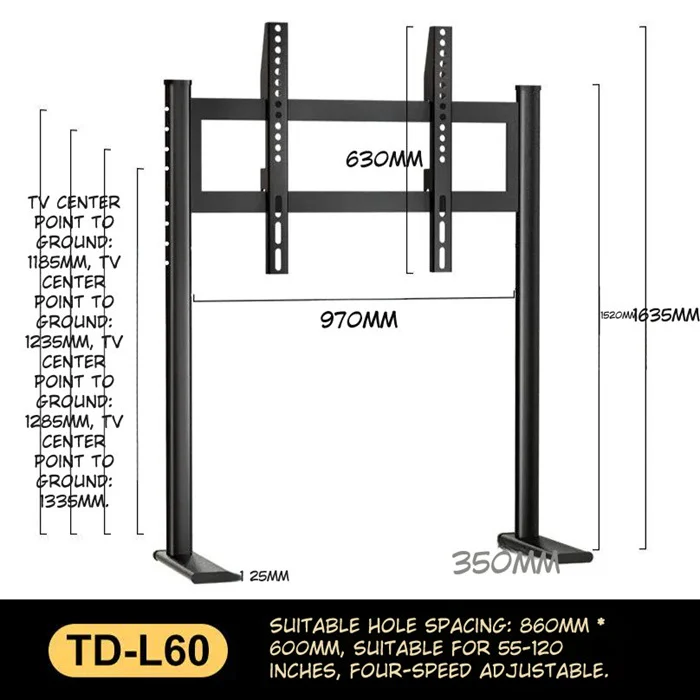 Adjustable TV stand for 75‑100 Inch Screens - Image 6