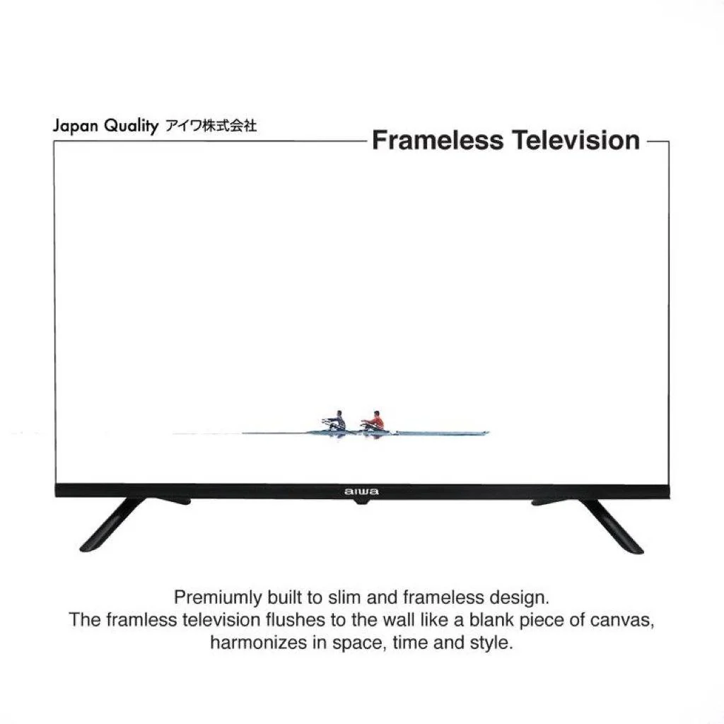 Aiwa 32" AW-LED32X6FL LED HD FRAMELESS TV(Pre-Order) - Image 3