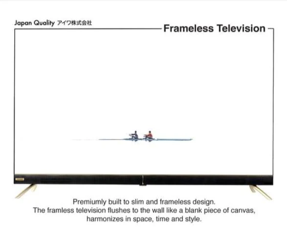 Aiwa AW-LED50X8FL 50" LED UHD Frameless Smart TV, Built-in Soundbar - Image 3