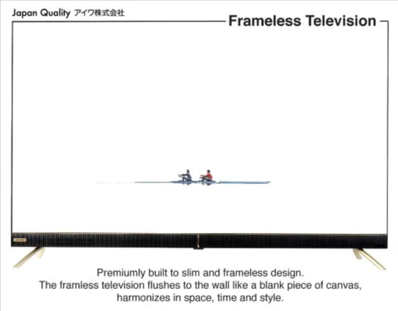Aiwa AW-LED55X8FL 55" LED UHD Frameless Smart TV, Built-in Soundbar - Image 4