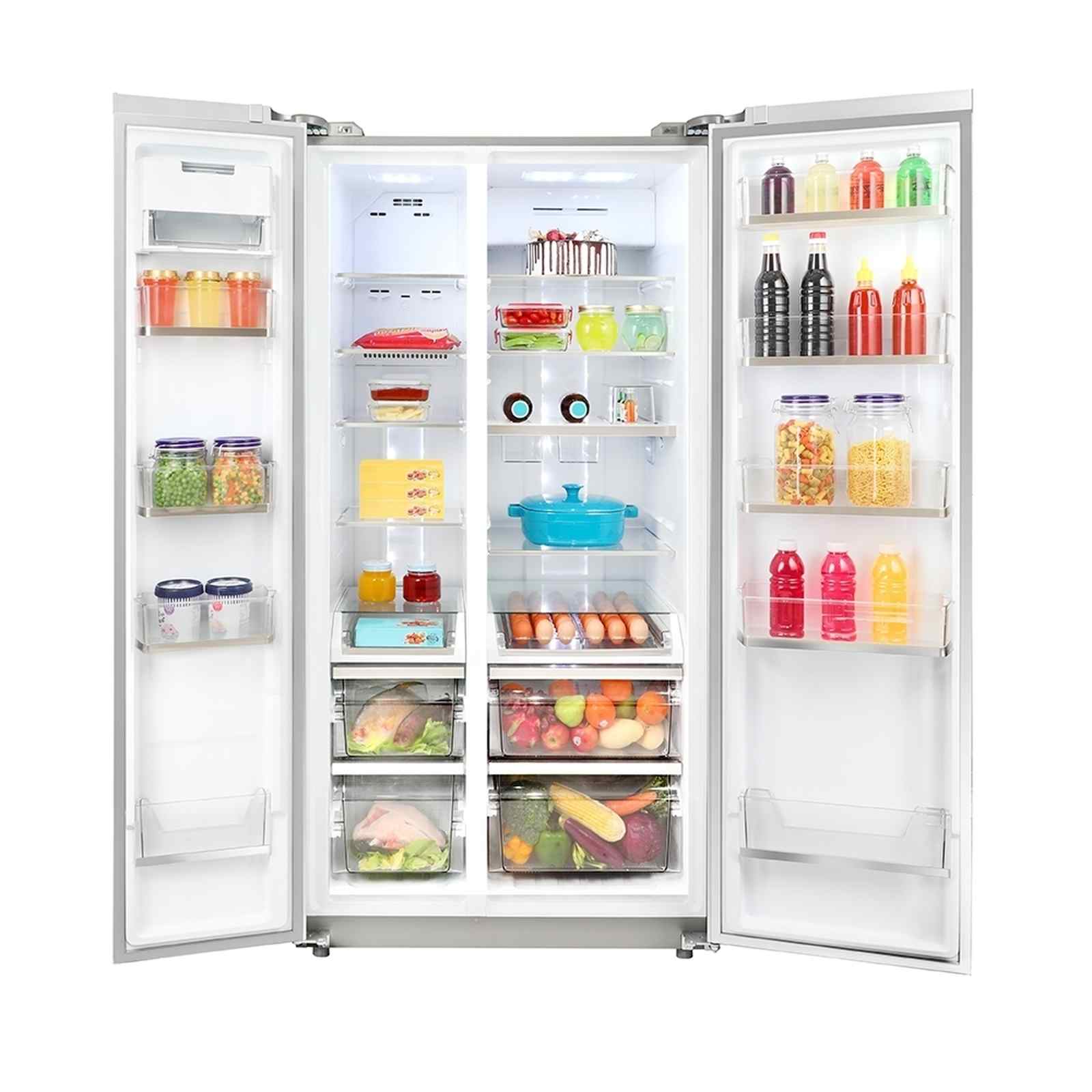 Ariston 557L Active Dual Fresh Side by Side Fridge AS5NI573HGS - Image 2