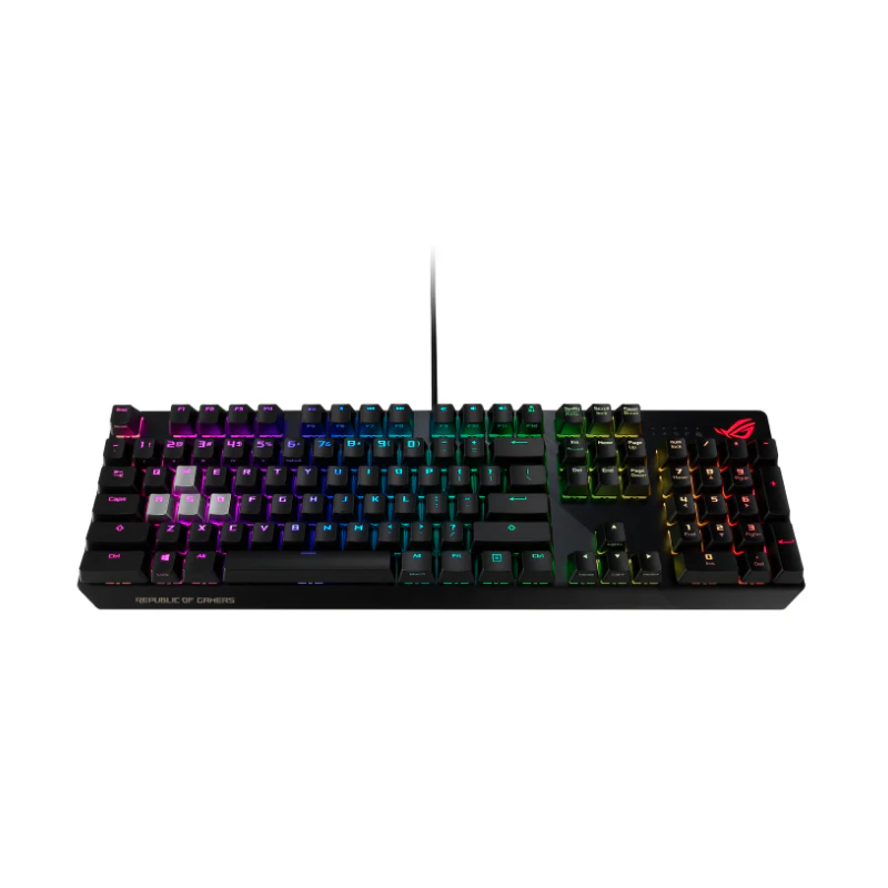 Asus ROG STRIX FLARE CHERRY RGB MX BLUE 889349921180 Gaming Keyboard - Image 3