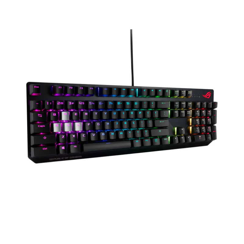 Asus ROG STRIX FLARE CHERRY RGB MX BLUE 889349921180 Gaming Keyboard - Image 4