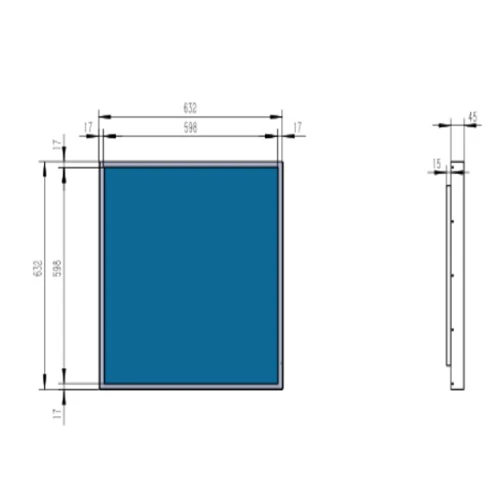 Atlas 33.3 inch Stretched Bar Screen - Image 6