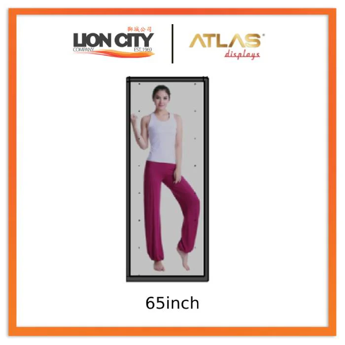 Atlas 65inch Floor Stretched Bar Screen