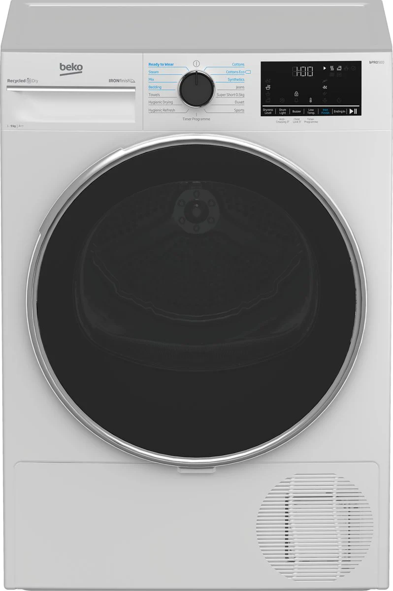 Beko B5T4923IW 9kg Heat-pump Dryer (5 Ticks) - Image 2