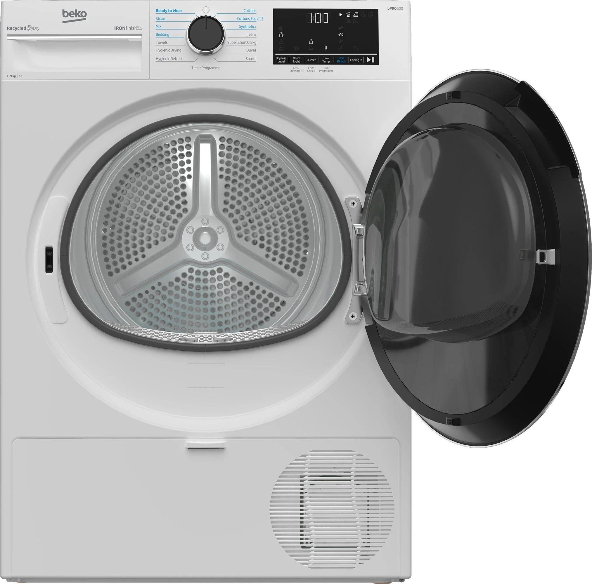 Beko B5T4923IW 9kg Heat-pump Dryer (5 Ticks) - Image 4