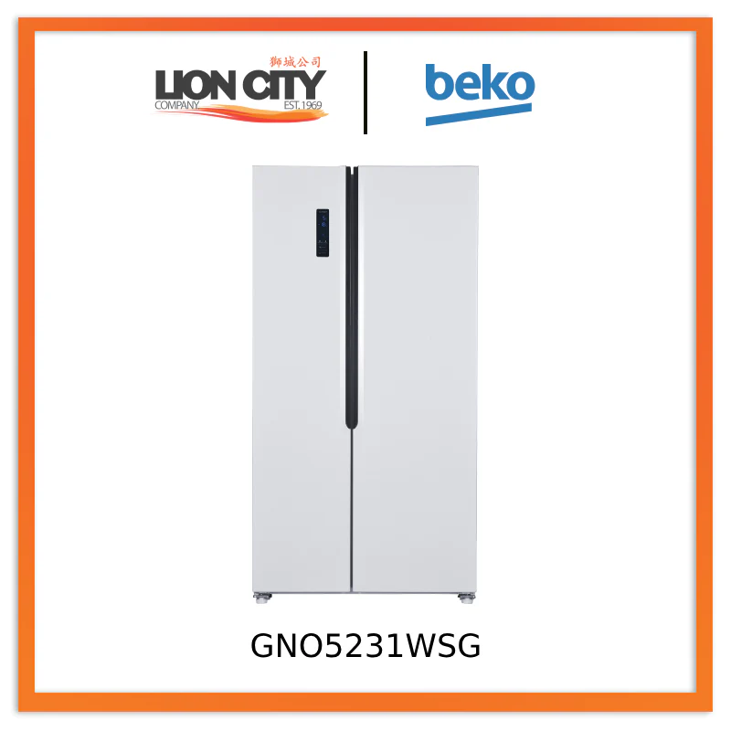 Beko GNO5231WSG Fridge Freezer Side by Side 563 L