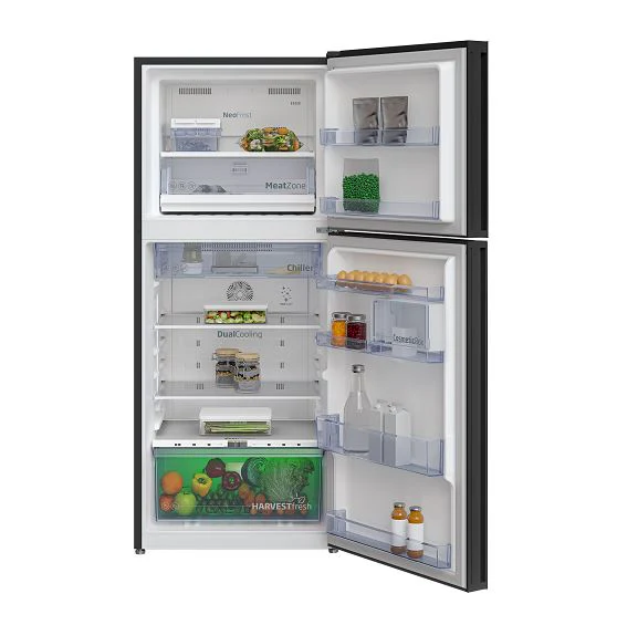 Beko RDNT371E50VZGB Fridge Freezer (Freezer Top, 66 cm) - Image 4