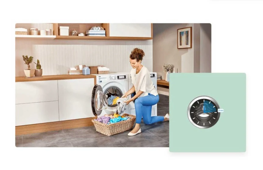 Beko WCV9736XC0 Front Load Washing Machine (9kg) - 4 Ticks - Image 5