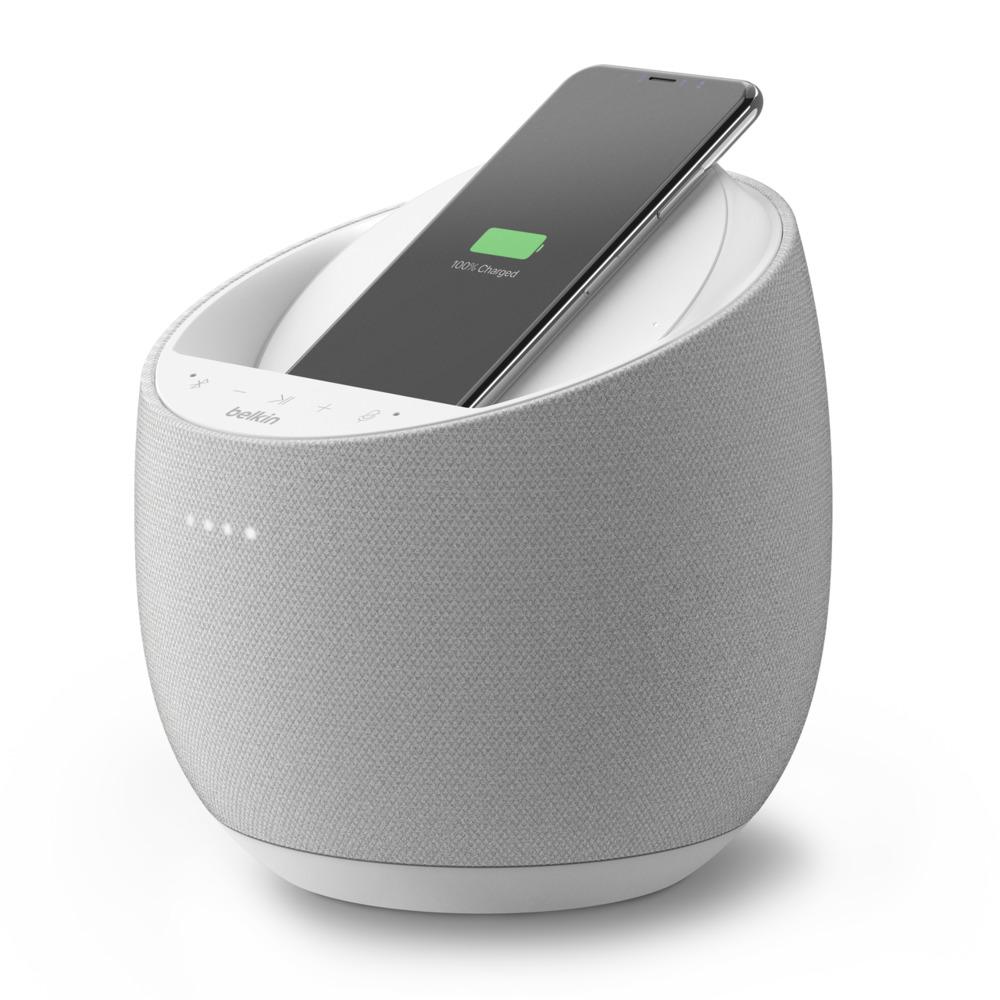 Belkin G1S0001my-WHT Hi-Fi Smart Speaker + Wireless Charger