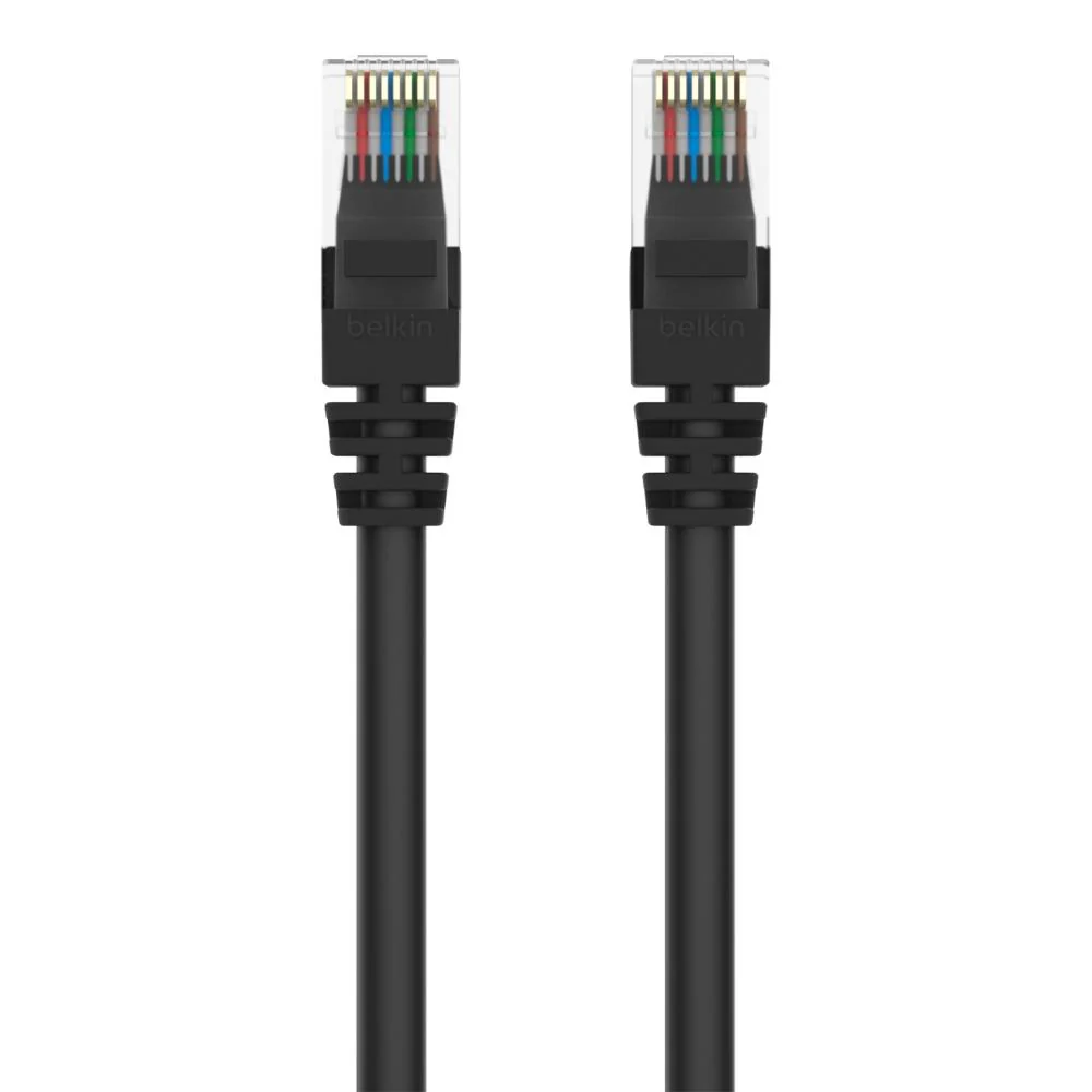 Belkin Master AV10175bt2M-BLK Cat6 Snagless Patch Cable, 2 Feet Black