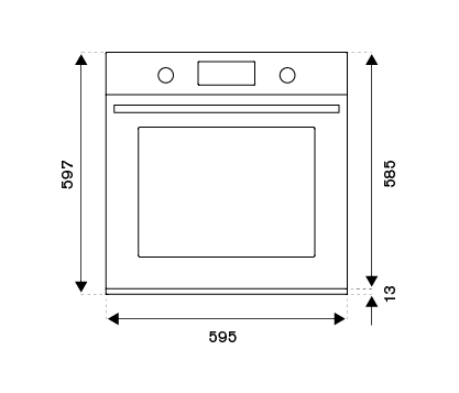 Bertazzoni F605MODEKXS 60cm Built-in Oven - Image 3