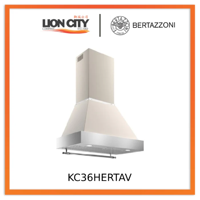 Bertazzoni K90HERTX + KC36HERTAV 90cm Heritage Wall Mounted Hood - Image 3