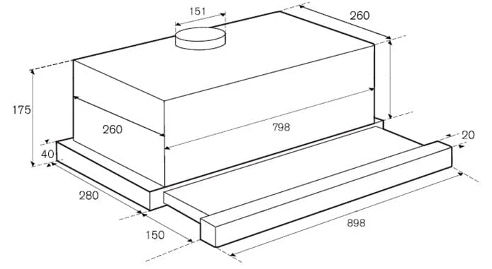 Bertazzoni K90TELXA 90cm Telescopic Hood - Image 3