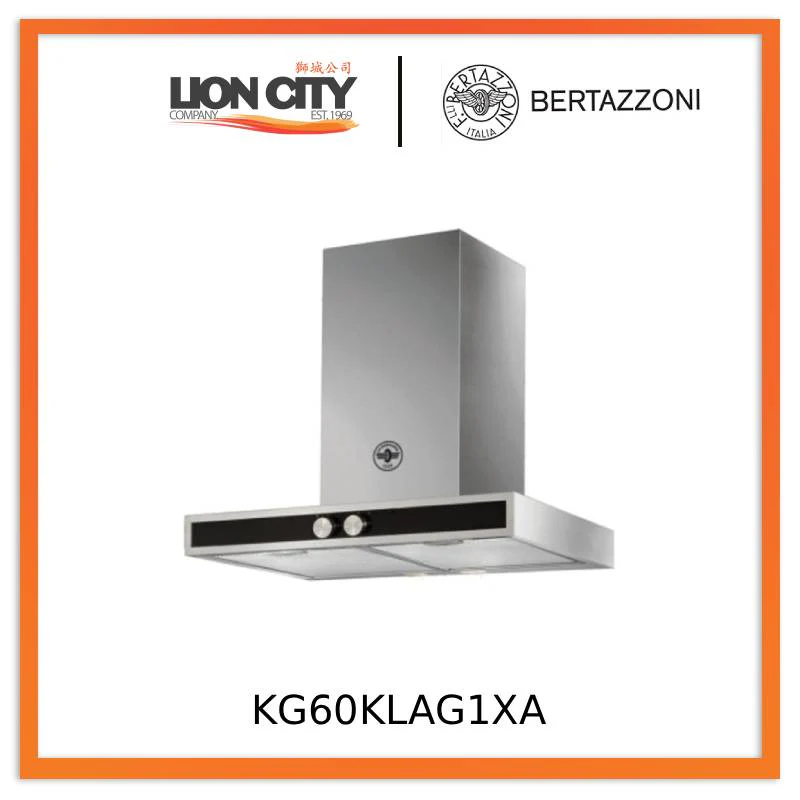Bertazzoni KG60KLAG1XA 60cm Wall Mount Hood - Stainless Steel