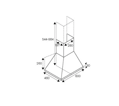 Bertazzoni KPL60PLAG1XA/XRA 60cm Wall-mount Hood - Image 5