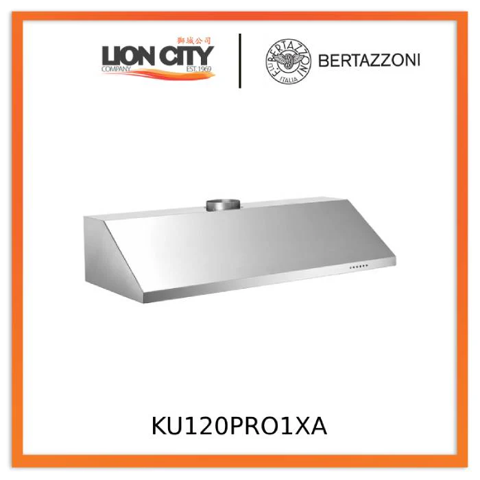 Bertazzoni KU120PRO1XA 120CM Undermount Hood 1 Motor