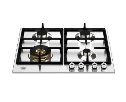 Bertazzoni P604LPROX 60 cm Gas hob with wok+F605PROEKX 60cm Electric Built-in Ovens 5 functions+K60TELXA 60 cm telescopic hood - Image 3