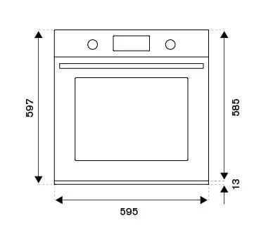 Bertazzoni P604LPROX 60 cm Gas hob with wok+F605PROEKX 60cm Electric Built-in Ovens 5 functions+K60TELXA 60 cm telescopic hood - Image 6