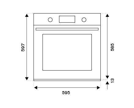 Bertazzoni P604LPROX 60cm 4-Burner Gas + F605PROEKN 5 Function Oven + K60TELXA Hood - Image 5