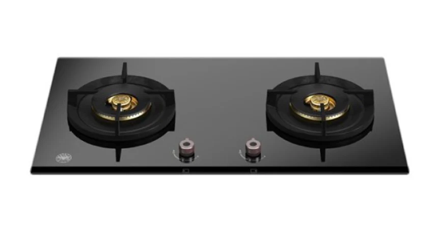 Bertazzoni P782BPROGNE 78cm 2-burner Glass Gas Hob - Image 2