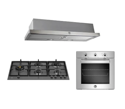Bertazzoni P905LPRONE Professional 90cm 5-Burner Gas Hob + F605PROEKX 5 Function Oven+ K90TELXA Hood - Image 2