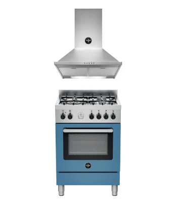 Bertazzoni RI64C61BX/XR/XB 60 4-burners electric oven + KPL60PLAG1XA 60 cm wallmount hood - Image 6