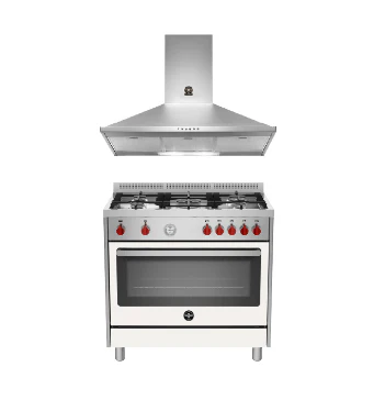 Bertazzoni RIS95C61LBX/XR/XW/XB 90 cm 5-burner Range Cooker Electric Oven + KPL90PLAG1XA 90 Wallmount Canopy Hood - Image 6