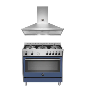 Bertazzoni RIS95C61LBX/XR/XW/XB 90 cm 5-burner Range Cooker Electric Oven + KPL90PLAG1XA 90 Wallmount Canopy Hood - Image 8