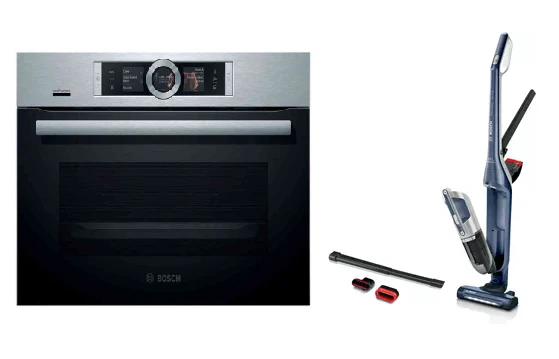 Bosch CSG656RS7 Steam Oven + Bosch BBH3K2800 Handstick Vacuum - Image 2