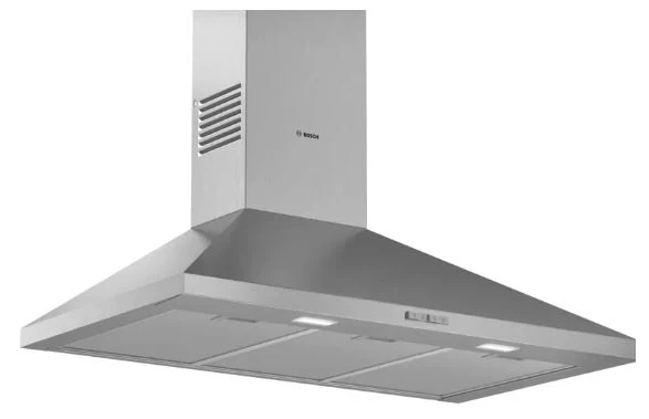 Bosch DWP96BC50B Series 2 Wall-mounted cooker hood 90 cm + PBD7232SG Gas hob 78 cm Tempered glass, Black - Image 5