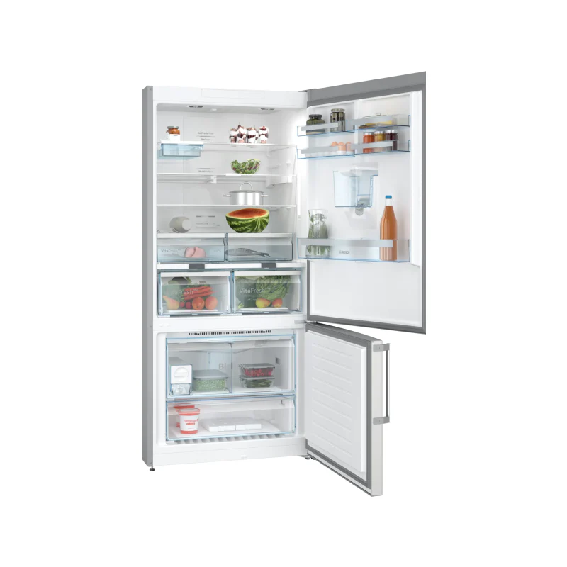 BOSCH KGD86AI31U Series 6 Free-Standing Fridge-Freezer With Freezer At Bottom 186 x 86 cm Brushed Steel (With Anti-Fingerprint) - Image 3