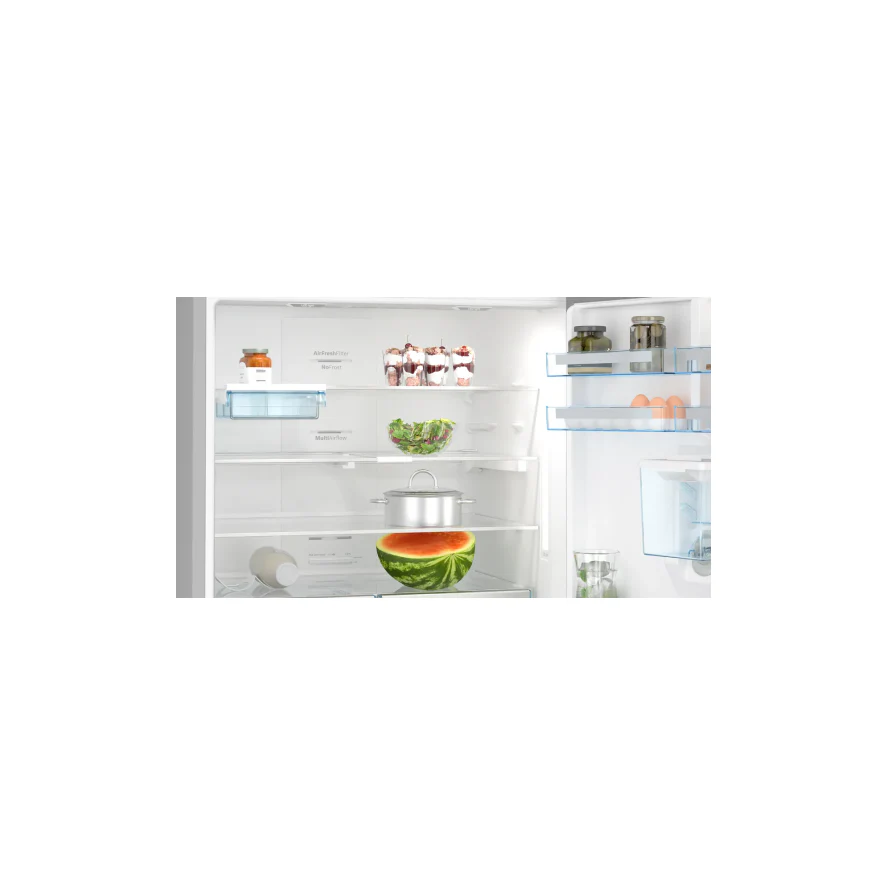 BOSCH KGD86AI31U Series 6 Free-Standing Fridge-Freezer With Freezer At Bottom 186 x 86 cm Brushed Steel (With Anti-Fingerprint) - Image 4