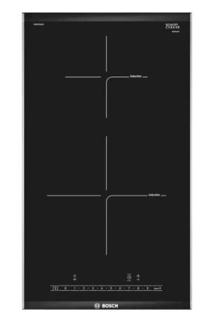 Bosch PIB375FB1E 2 Zone Ceramic Built-in Induction Hob + MS6CA4150 Hand blender ErgoMixx 800 W White, anthracite - Image 2