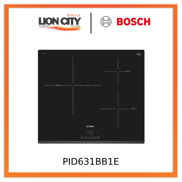 Bosch PID631BB1E Series 4 Induction hob 60 cm Black