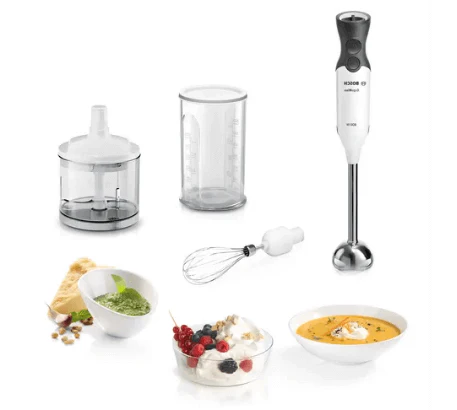 Bosch PID631BB5E Series 4 Induction Hob 60 cm Black + MS6CA4150 Hand blender ErgoMixx 800 W White, anthracite - Image 7