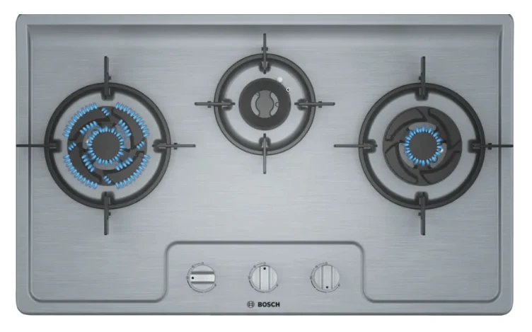 Bosch PMD83D51AX Series 4 Gas hob Stainless steel - Image 2
