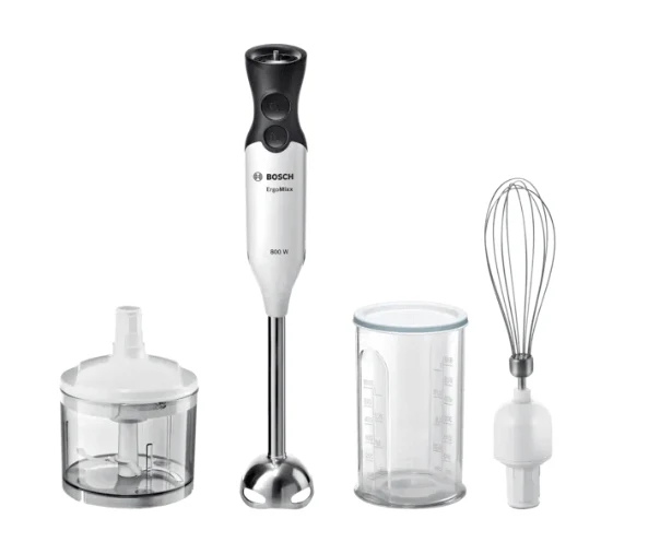 Bosch PPI82560MS 78CM Built-in Induction Hob + MS6CA4150 Hand blender ErgoMixx 800 W White, anthracite - Image 6