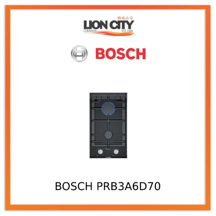 Bosch PRB3A6D70 Domino Built-in Gas Hob With Flameselect (30cm)-LPG