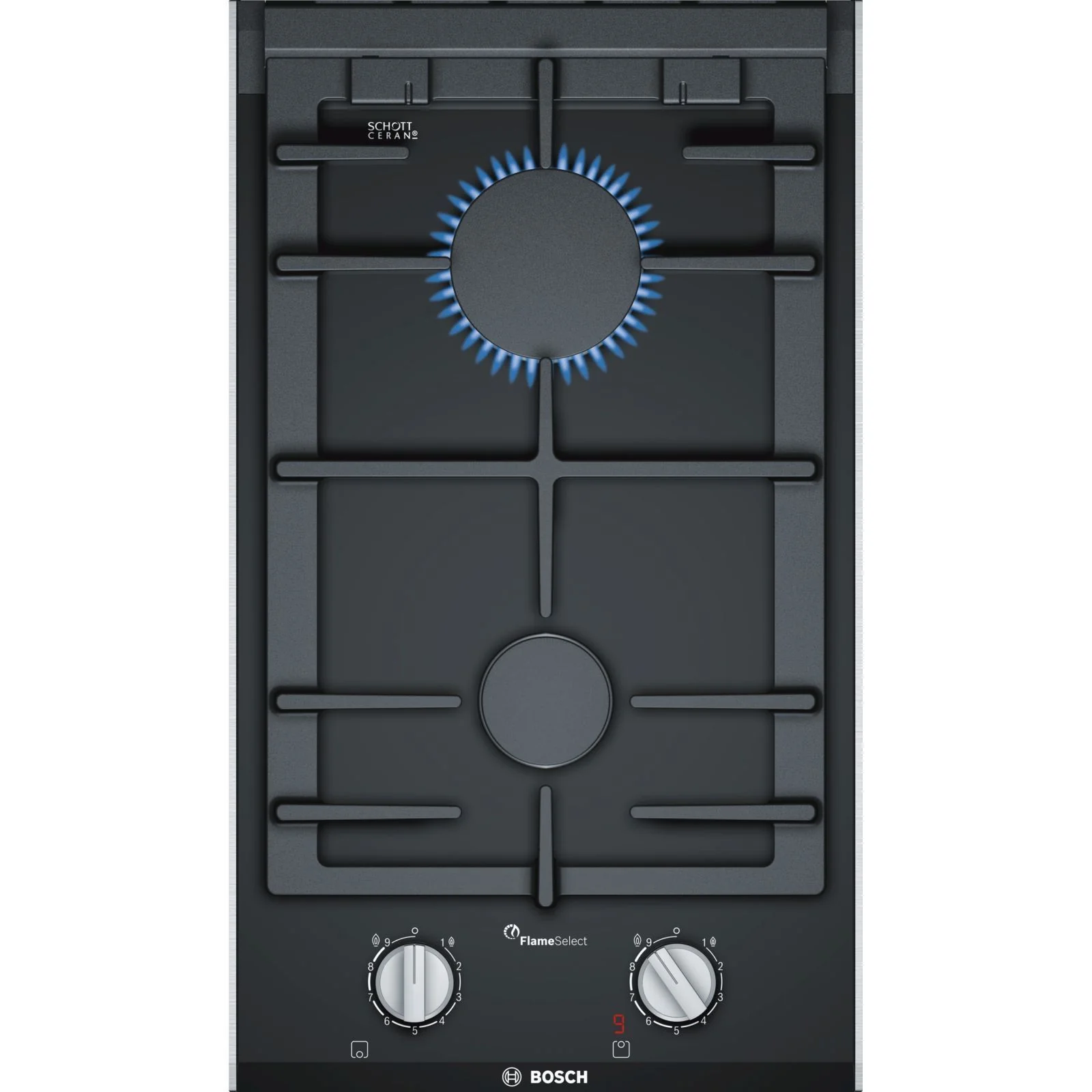 Bosch PRB3A6D70 Domino Built-in Gas Hob With Flameselect (30cm)-LPG - Image 2
