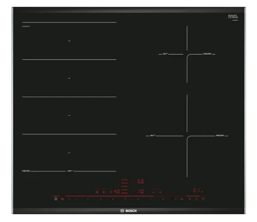 Bosch PXE675DC1E Glass Ceramic Built-in Induction Hob + MMB6141B Blender Vita Power Serie | 4 1200 W Black - Image 2