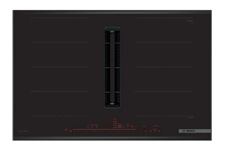 Bosch PXX895D66E Series 8 Induction hob with integrated ventilation system 80 cm surface mount with frame - Image 2