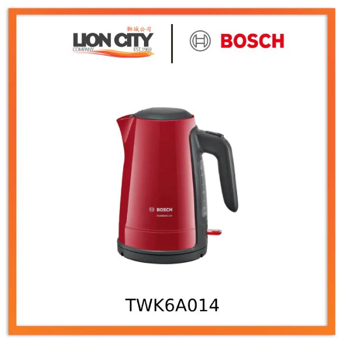 Bosch TWK6A014 Kettle ComfortLine 1.7 l Red