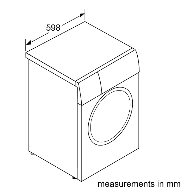 Bosch WGB254A0SG Series 8 Washing machine, front loader 10 kg 1400 rpm - Image 7