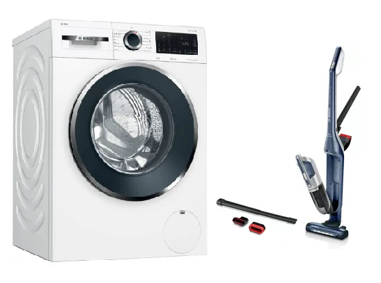 Bosch WGG244A0SG 9kg Front Load Washing Machine + Bosch BBH3K2800 Handstick Vacuum - Image 2