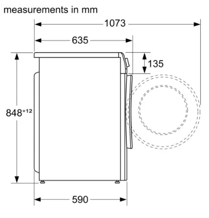 Bosch WNA14400SG 4 Washer dryer 9/6 kg 1400 rpm - Image 4
